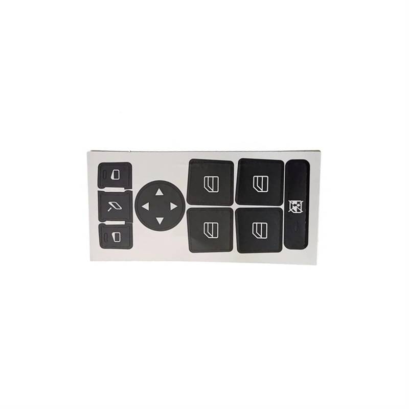 CEWSUIO Kompatibel Mit Benz Für M W166 2012 2013 2014 2015 Autotür Armlehne Fensterheber Schalter Knopf Reparatur Aufkleber Aufkleber Anti Kratzer Auto-Aufkleber Knöpfe von CEWSUIO