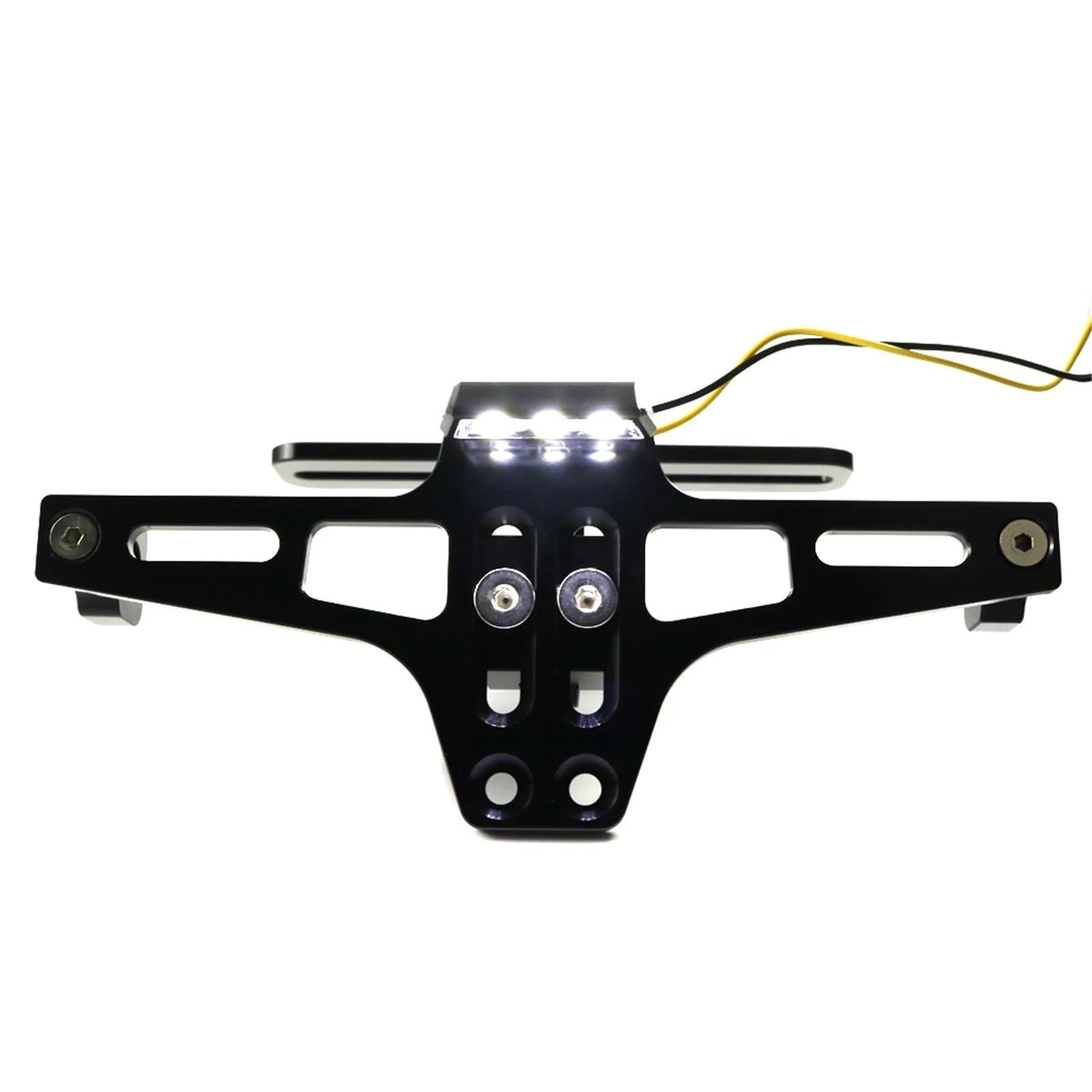 CEWSUIO Kompatibel Mit CB1000R 2008-2018 Für CBR1000RR 2008-2016 Für RC45 Für RVF750 1994-1995 Kennzeichenhalter Heckkotflügel-Eliminierungssatz Kennzeichenhalter Motorrad(Black) von CEWSUIO