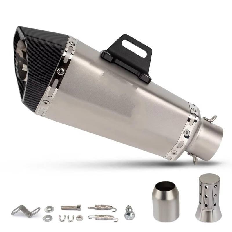 CEWSUIO Kompatibel Mit CB400X Motorrad-Auspuffschalldämpfer Modifizieren Rennauspuffrohr Motorradmodifizierter Auspuffschalldämpfer Motorrad Auspuffrohr(Type D) von CEWSUIO