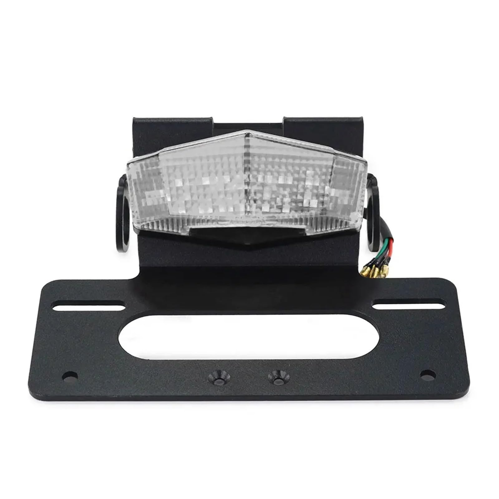 CEWSUIO Kompatibel Mit Für KLX230R 2020-2024 Kennzeichenhalter Kotflügel Eliminator Motorrad Bremslicht Nummernrahmen Kennzeichenhalter Motorrad(Clear) von CEWSUIO