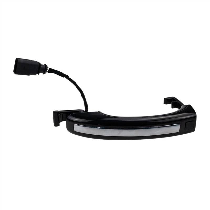 CEWSUIO Kompatibel Mit Für Q7 2007 2008 2009 2010 2011 2012 2013 2014 2015 Autosensor Außentürgriff 1 Stück OEM: 4L0837205A 4L0837205B 4L0837207A car Türgriff außen(New Black) von CEWSUIO