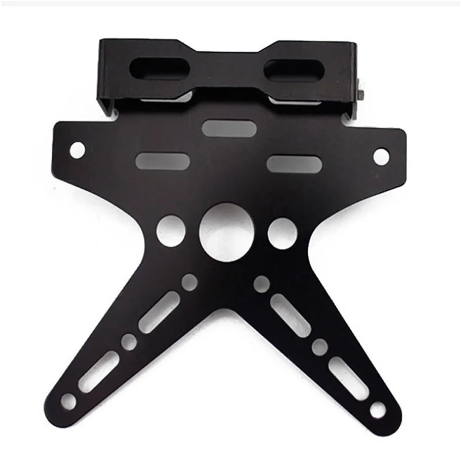 CEWSUIO Kompatibel Mit Für Z800 Für E Für Version Für Ninja 250 Für 300R Für Z250 Für Z300 Für 300X Motorradzubehör Nummernschild Kennzeichenhalter Motorrad(Black) von CEWSUIO