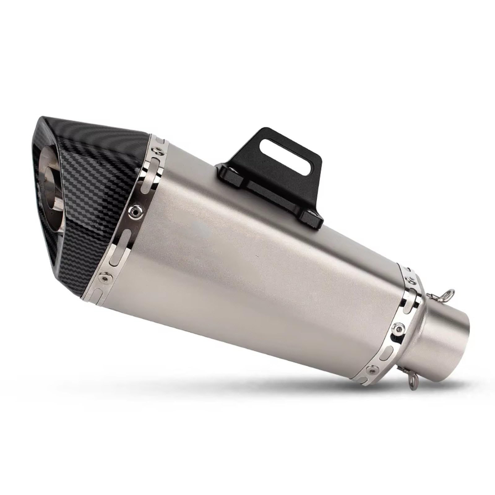 CEWSUIO Kompatibel Mit Für ZX4RR 51MM Universal Schalldämpfer Motorrad Auspuff Kleinkegel Hexagon Schalldämpfer Ändern Motorrad Auspuffrohr(Type B) von CEWSUIO