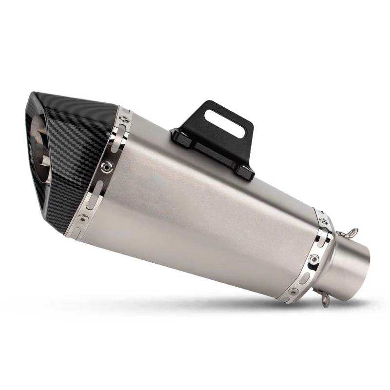 CEWSUIO Kompatibel Mit Für ZX4RR 51MM Universal Schalldämpfer Motorrad Auspuff Kleinkegel Hexagon Schalldämpfer Ändern Motorrad Auspuffrohr(Type B) von CEWSUIO