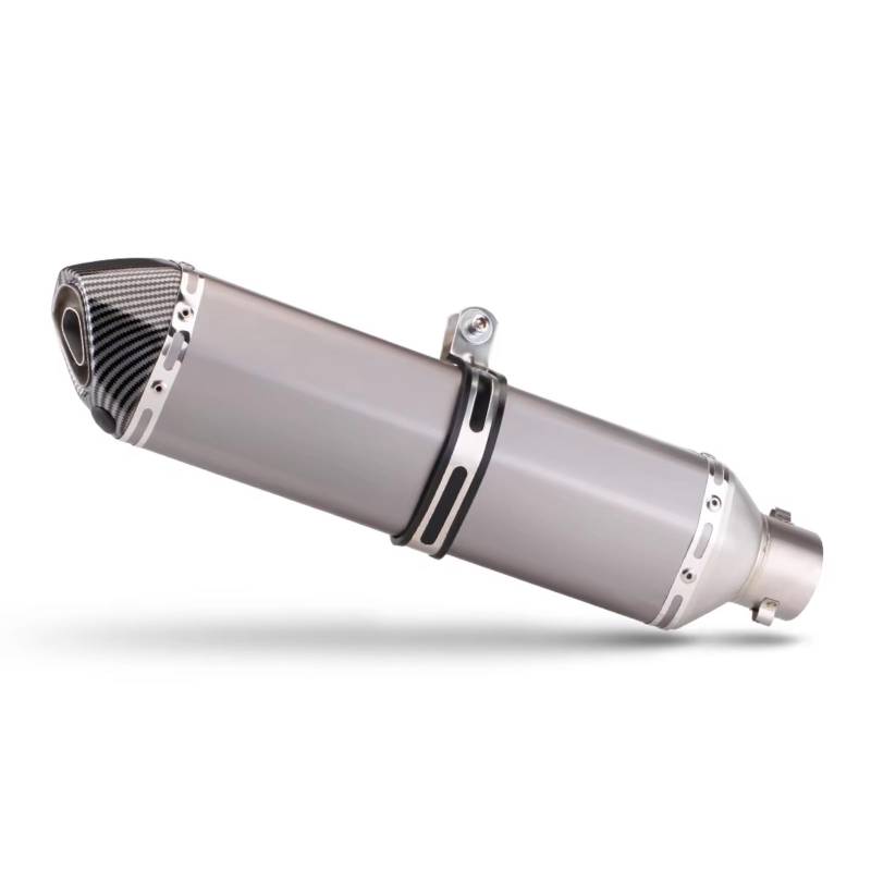 CEWSUIO Kompatibel Mit Für ZX4RR Für ER6N Motorrad-Auspuffrohr Ändern 470 Mm Langer Schalldämpfer Motorrad Auspuffrohr(C) von CEWSUIO