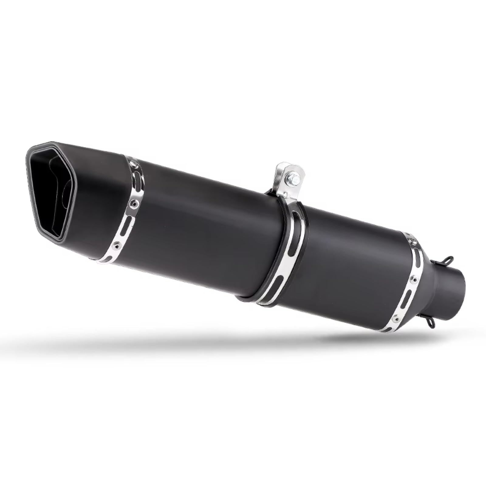 CEWSUIO Kompatibel Mit G310GS Motorrad Modifizierter Auspuffschalldämpfer 51mm Motorradauspuffrohr Modifizierter Schalldämpfer Langer Stil Motorrad Auspuffrohr(B) von CEWSUIO