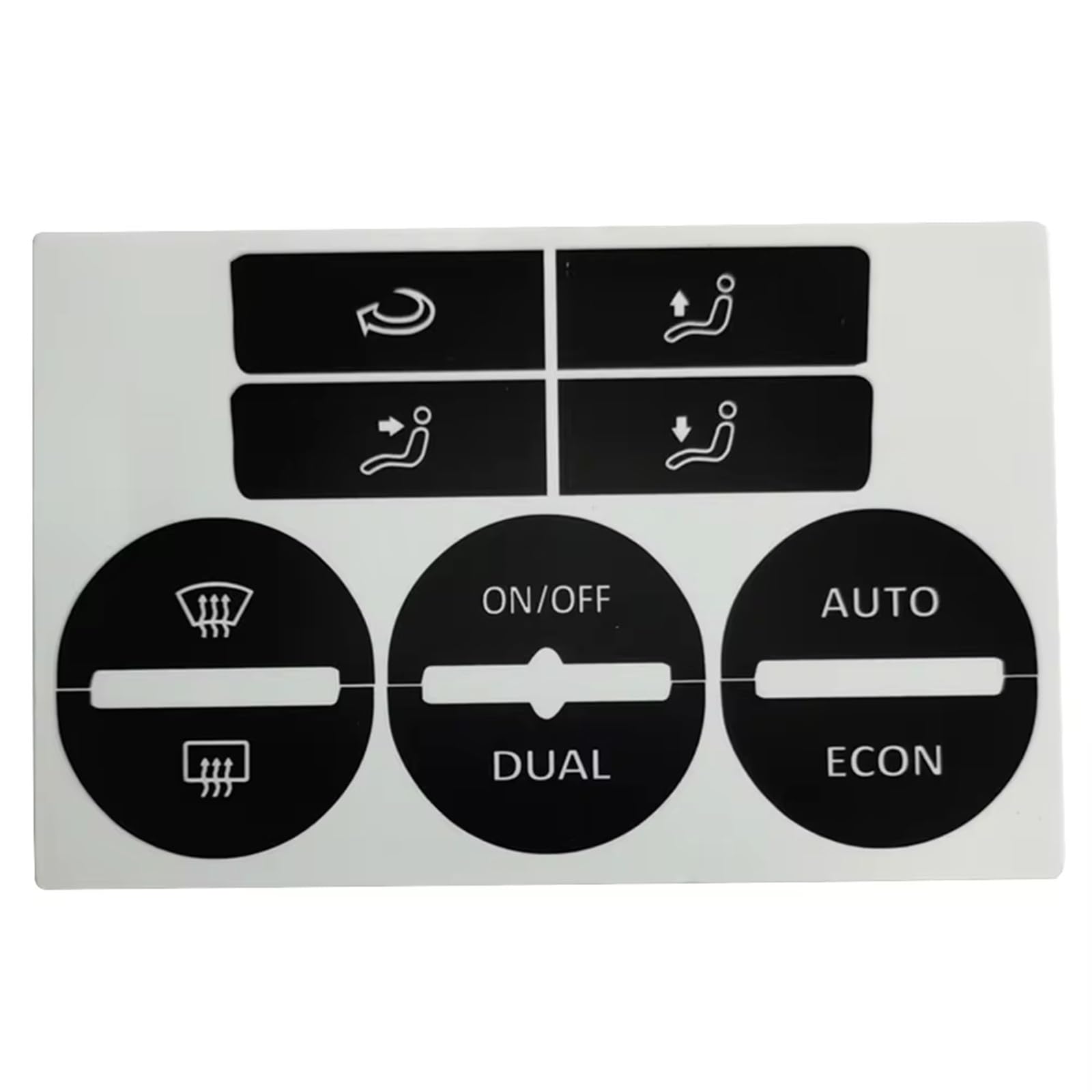 CEWSUIO Kompatibel Mit Golf Für Mk5 2004 2005 2006–2008, Klimaanlage, Fensterheber, Abgenutzte Abziehbilder, Reparaturaufkleber, Steuertasten, Abziehbilder, Autozubehör Auto-Aufkleber Knöpfe CEWSUIO Kompatibel Mit Golf Für Mk5 2004 2005 2006–2008, Klimaanlage, Fensterheber, Abgenutzte Abziehbilder, Reparaturaufkleber, Steuertasten, Abziehbilder, Autozubehör Auto-Aufkleber Knöpfe von CEWSUIO