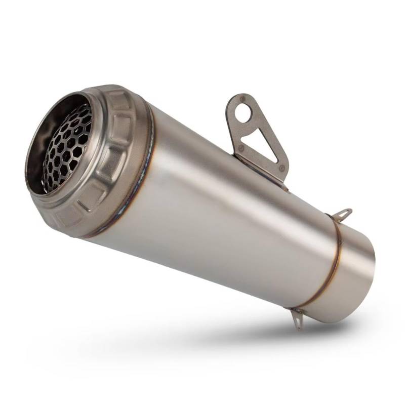 CEWSUIO Kompatibel Mit MT03 Für R15 Motorrad-Schalldämpfer-Auspuffrohr Universal 60 Mm Motorrad-Auspuff-Schalldämpfer-Rohr Endrohr Motorrad Auspuffrohr von CEWSUIO