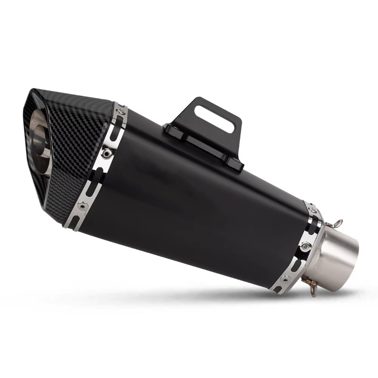 CEWSUIO Kompatibel Mit NMAX155 Für MT15 Für R3 Motorradzubehör Universal 51mm Motorrad Schalldämpfer Auspuffrohr Motorrad Auspuffrohr(A) von CEWSUIO