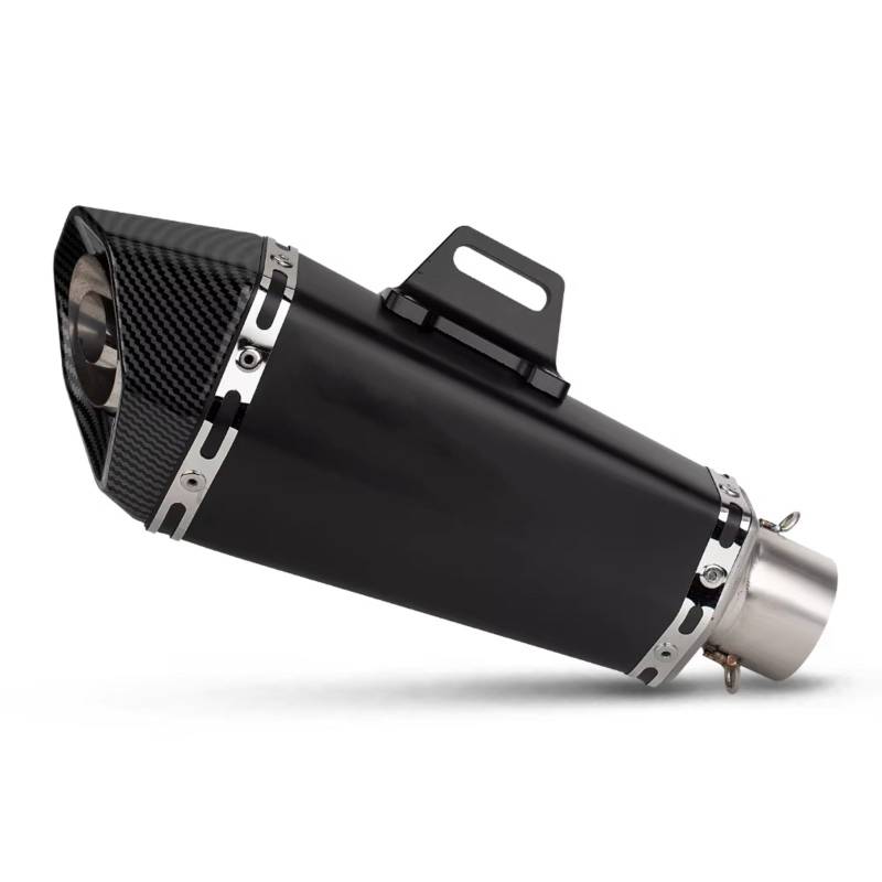 CEWSUIO Kompatibel Mit NMAX155 Für MT15 Für R3 Motorradzubehör Universal 51mm Motorrad Schalldämpfer Auspuffrohr Motorrad Auspuffrohr(A) von CEWSUIO