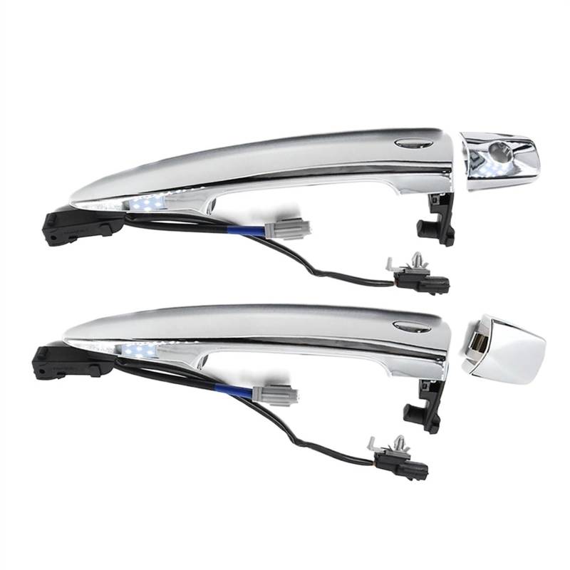 CEWSUIO Kompatibel Mit Nissan Für Leaf S 2013 2014 2015 2016 2017 Auto Vorne Links Rechts Chrom Außentürgriffe 806469N00A 806451AA0A car Türgriff außen(Left and Right) von CEWSUIO