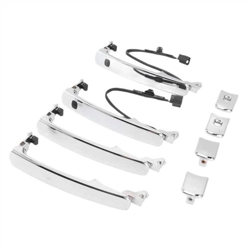 CEWSUIO Kompatibel Mit Nissan Für Murano 2003 2004 2005 2006 2007 Auto Vorher Nachher Außentürgriff-Set Ersatz 4-teilig OEM: 80645-CA000 80640-CA012 car Türgriff außen von CEWSUIO