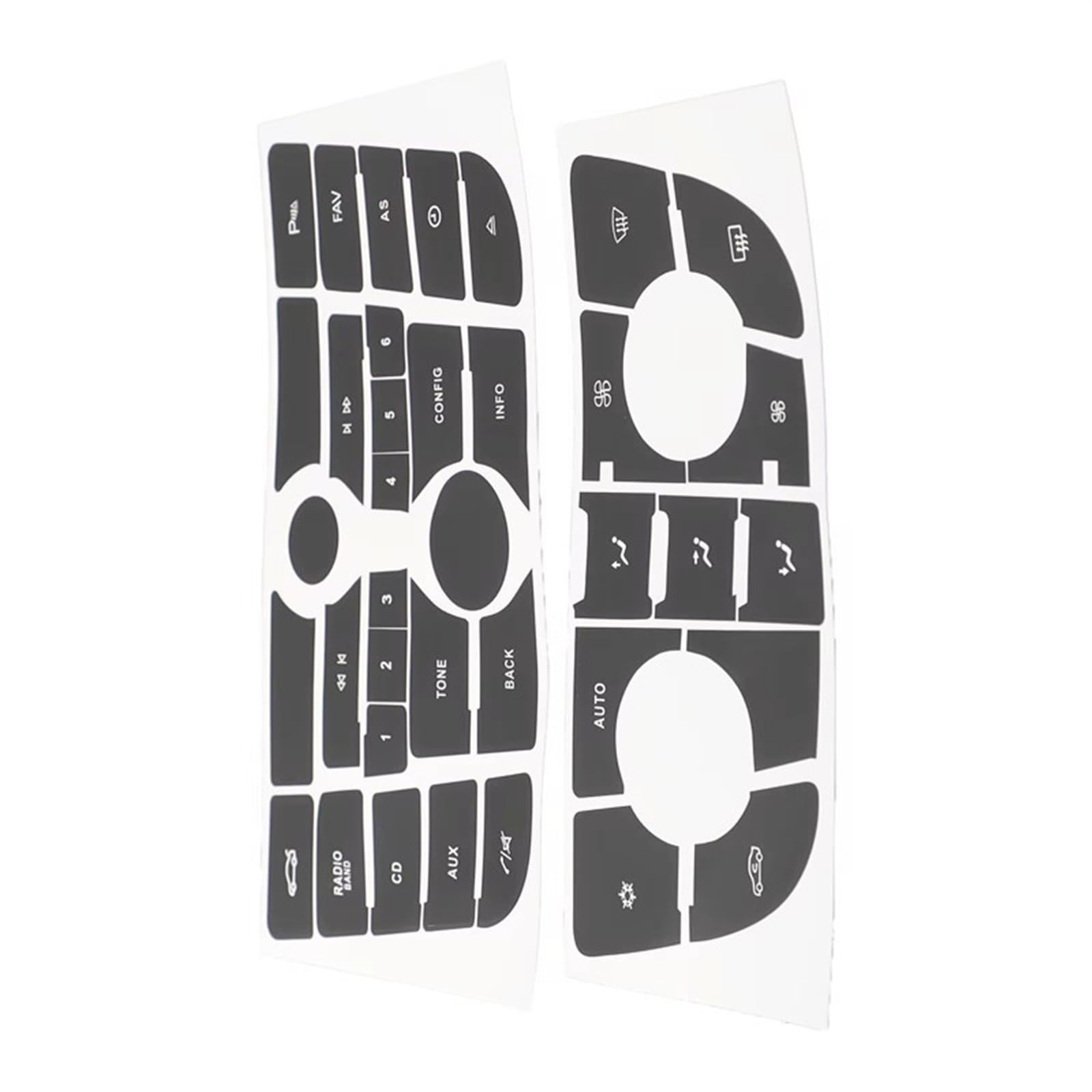 CEWSUIO Kompatibel Mit Opel Für GTC 2009–2013 2014 2015, Knopf-Reparatur-Aufkleber, Auto-Armaturenbrett-CD Für Radio-Knopf-Reparatur Auto-Aufkleber Knöpfe CEWSUIO Kompatibel Mit Opel Für GTC 2009–2013 2014 2015, Knopf-Reparatur-Aufkleber, Auto-Armaturenbrett-CD Für Radio-Knopf-Reparatur Auto-Aufkleber Knöpfe von CEWSUIO
