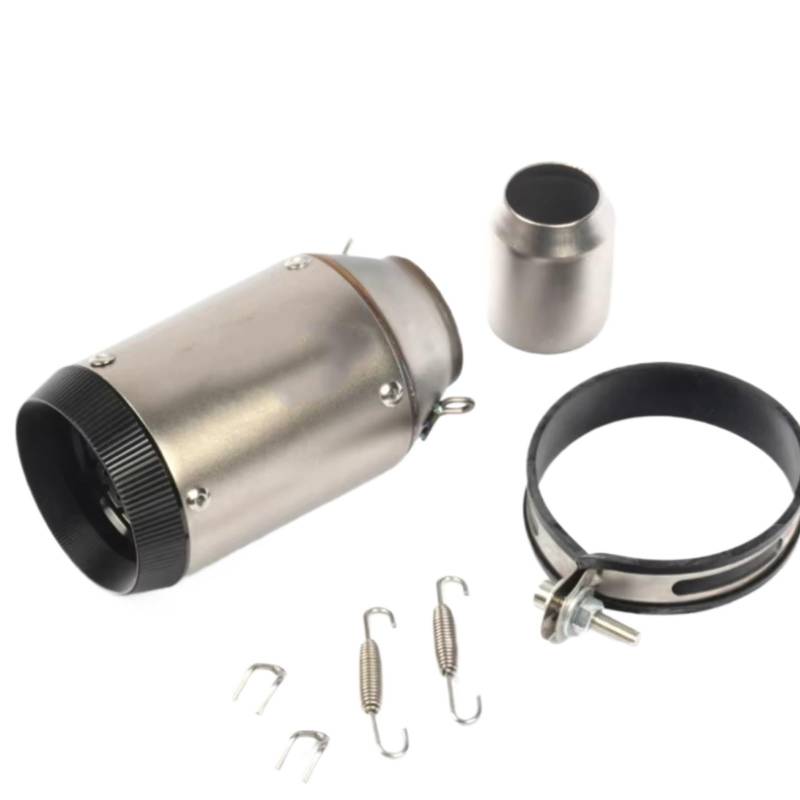 CEWSUIO Kompatibel Mit S1000XR Motorrad Modifizierter Auspuffschalldämpfer 51mm Universal Slip On Motorradauspuffschalldämpfer Motorrad Auspuffrohr(A) von CEWSUIO