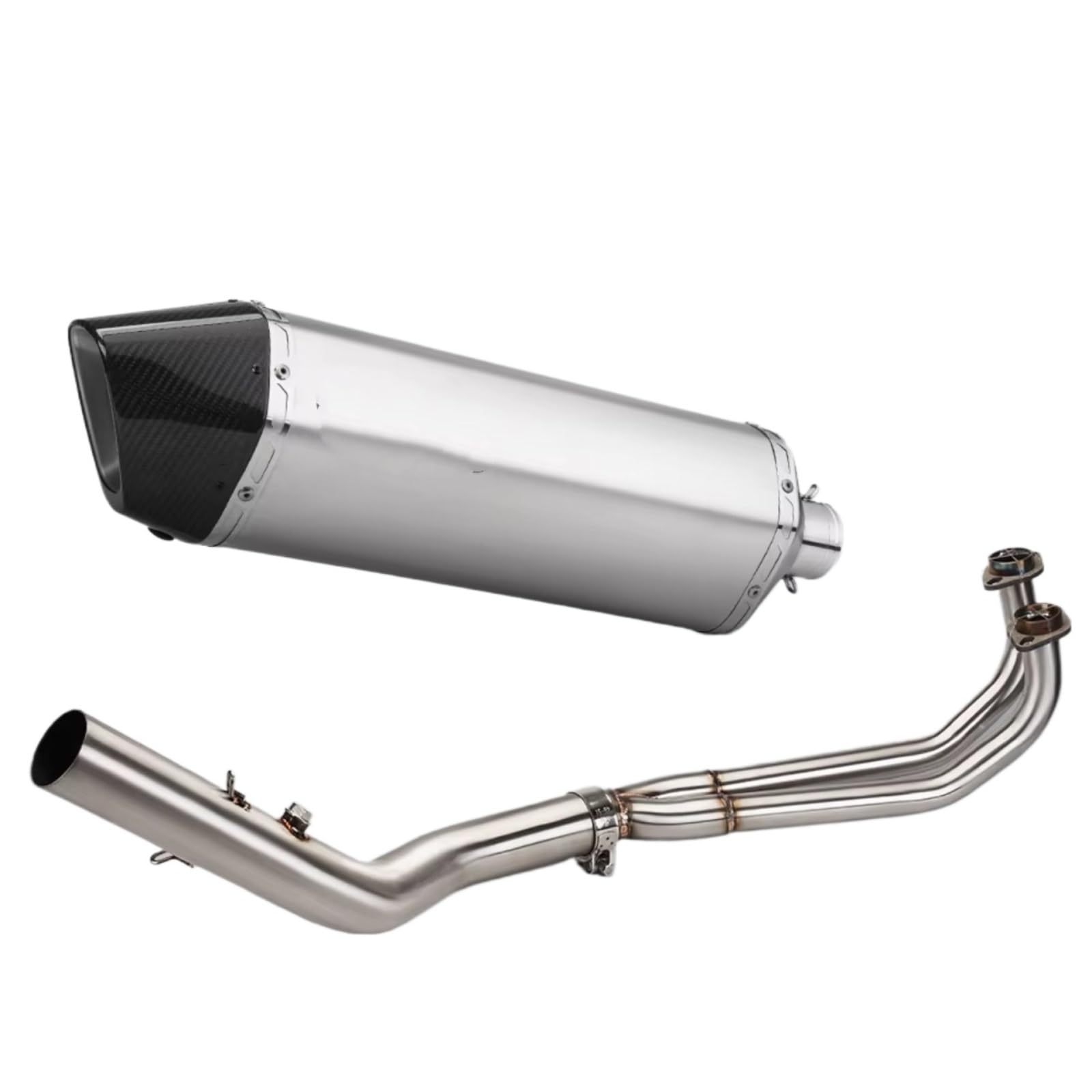 CEWSUIO Kompatibel Mit SYM Für MAXSYM Für TL500 Motorradauspuff Modifizieren Auspuff Schalldämpfer Scooter Front Link Pipe Motorrad Auspuffrohr(A) von CEWSUIO