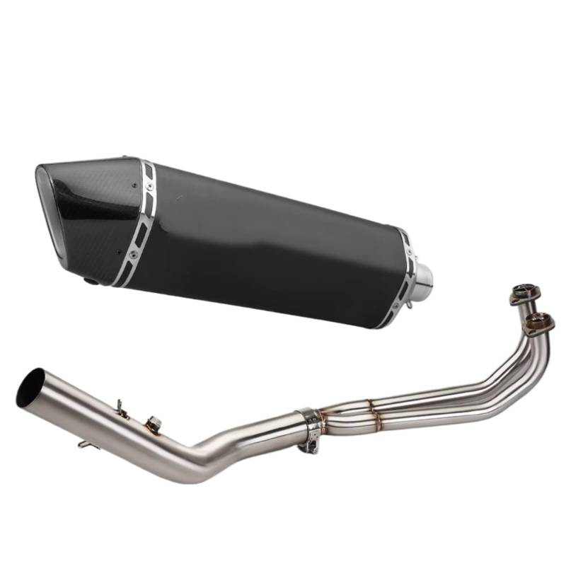 CEWSUIO Kompatibel Mit SYM Für MAXSYM Für TL500 Motorradauspuff Modifizieren Auspuff Schalldämpfer Scooter Front Link Pipe Motorrad Auspuffrohr(B) von CEWSUIO
