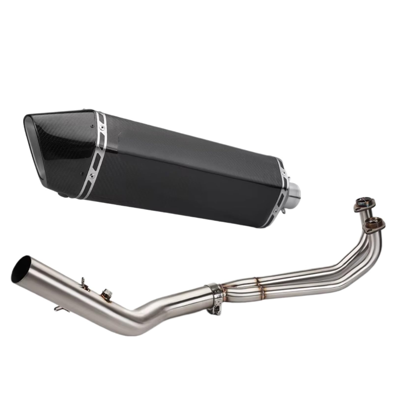 CEWSUIO Kompatibel Mit SYM Für MAXSYM Für TL500 Motorradauspuff Modifizieren Auspuff Schalldämpfer Scooter Front Link Pipe Motorrad Auspuffrohr(C) von CEWSUIO