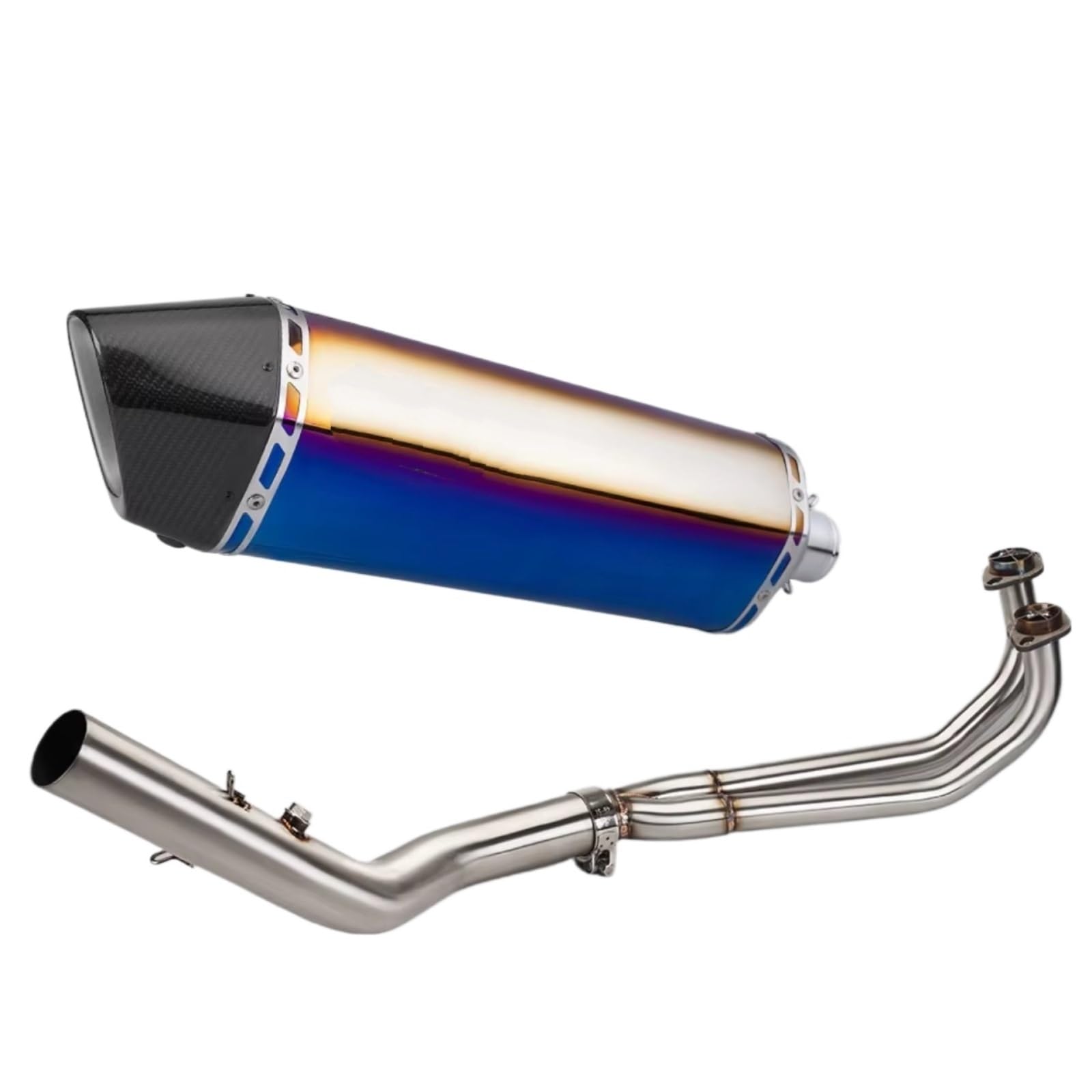CEWSUIO Kompatibel Mit SYM Für MAXSYM Für TL500 Motorradauspuff Modifizieren Auspuff Schalldämpfer Scooter Front Link Pipe Motorrad Auspuffrohr(D) von CEWSUIO