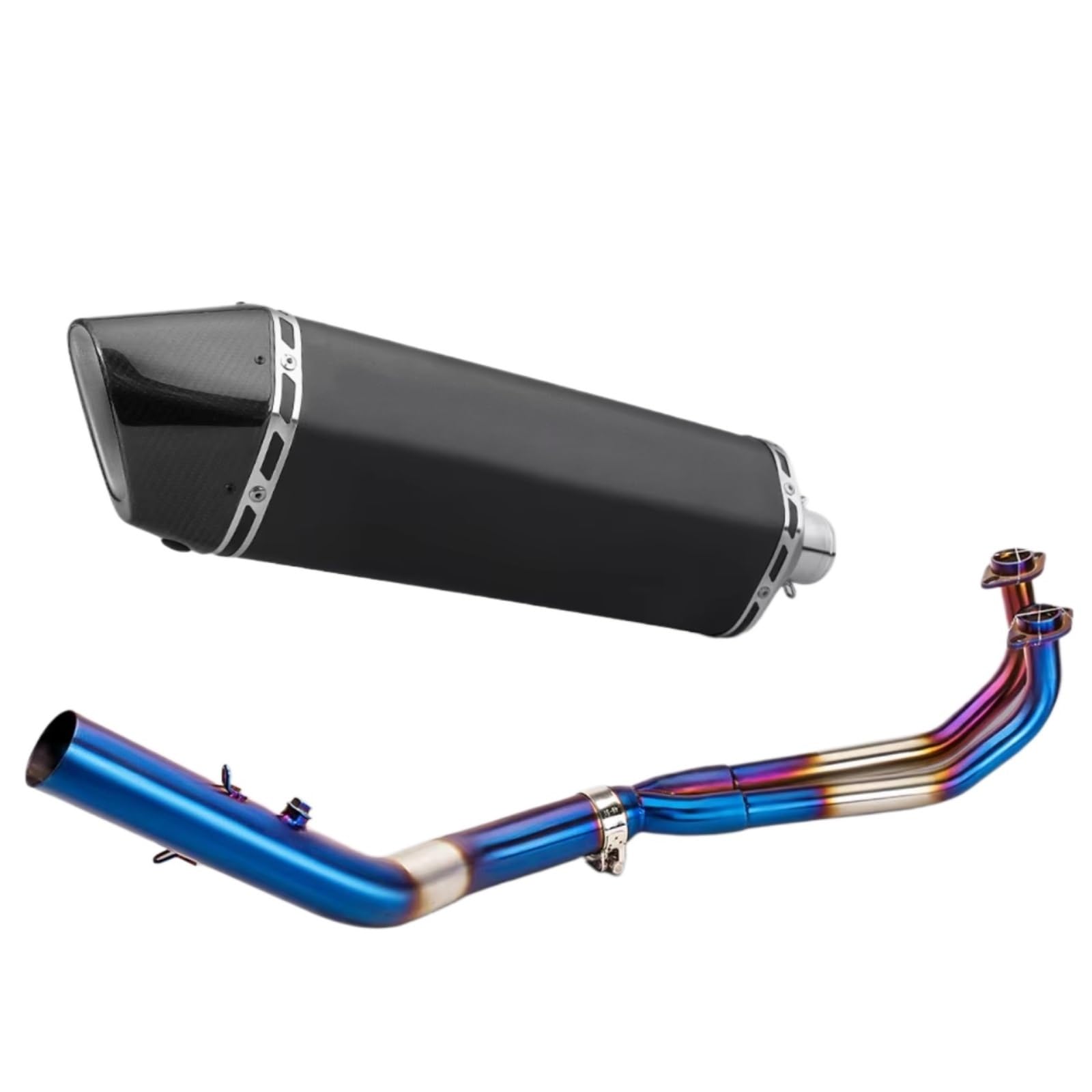 CEWSUIO Kompatibel Mit SYM Für MAXSYM Für TL500 Motorradauspuff Modifizieren Auspuff Schalldämpfer Scooter Front Link Pipe Motorrad Auspuffrohr(E) von CEWSUIO