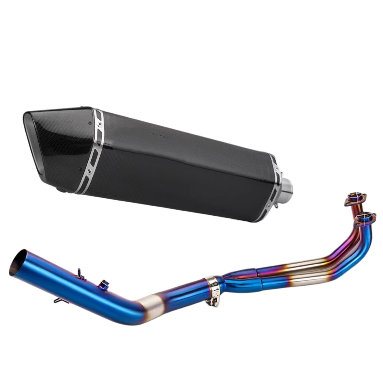 CEWSUIO Kompatibel Mit SYM Für MAXSYM Für TL500 Motorradauspuff Modifizieren Auspuff Schalldämpfer Scooter Front Link Pipe Motorrad Auspuffrohr(G) von CEWSUIO