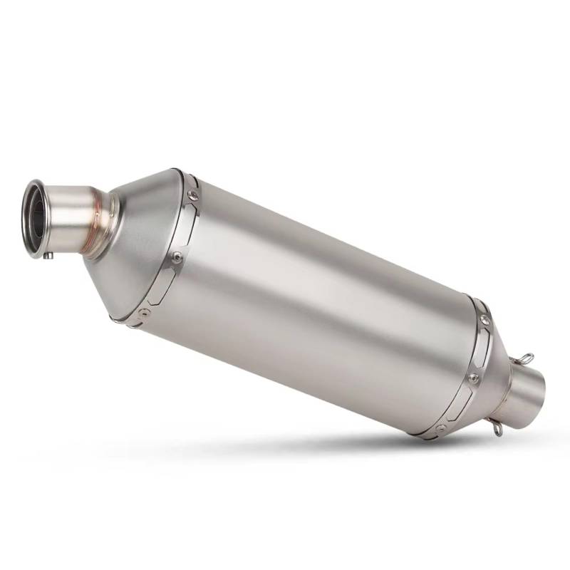 CEWSUIO Kompatibel Mit Suzuki Für DR650 Motorrad-Auspuffrohr Universal 51 Mm Motorrad Modifizierter Auspuffschalldämpfer Motorrad Auspuffrohr(Type A) von CEWSUIO