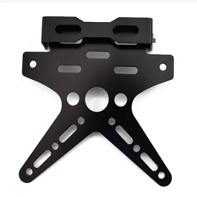 CEWSUIO Kompatibel Mit Suzuki Für GSXR600 Für GSXR750 Für B-King Für GSXR10000, Verstellbarer Nummernschildrahmen Für Motorräder Kennzeichenhalter Motorrad(Black) von CEWSUIO