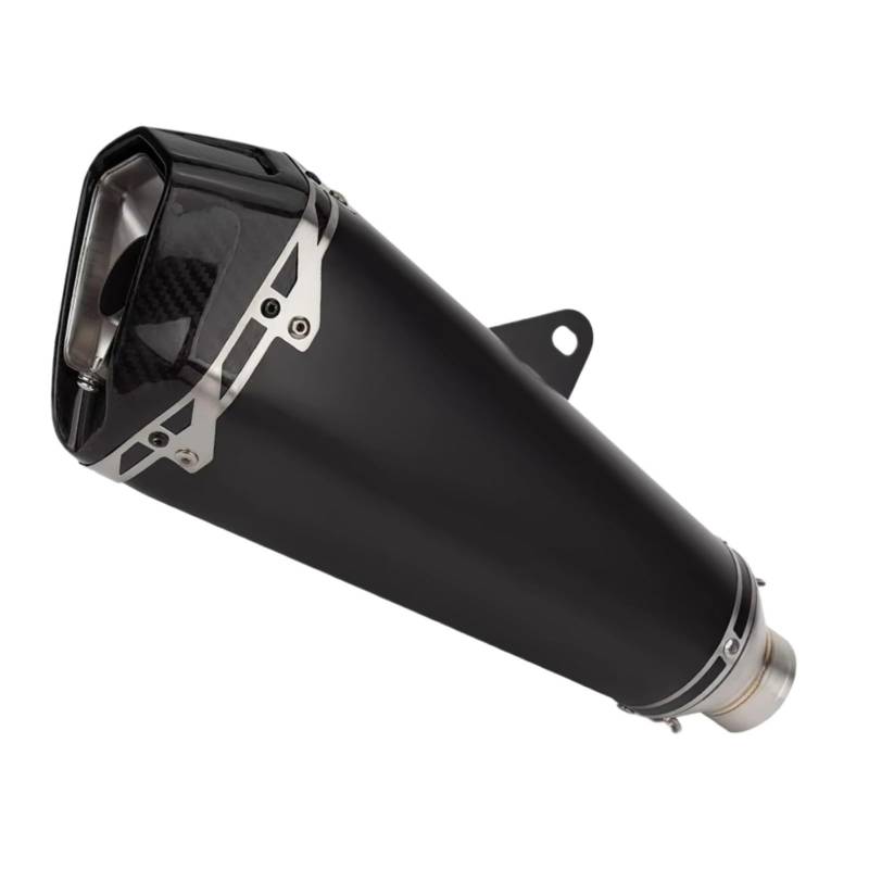 CEWSUIO Kompatibel Mit Suzuki Für GSXR600 Universal 51mm Motorrad Auspuff Endrohr Carbon Tip Schalldämpfer Motorrad Auspuffrohr Motorrad Auspuffrohr(Type B) von CEWSUIO