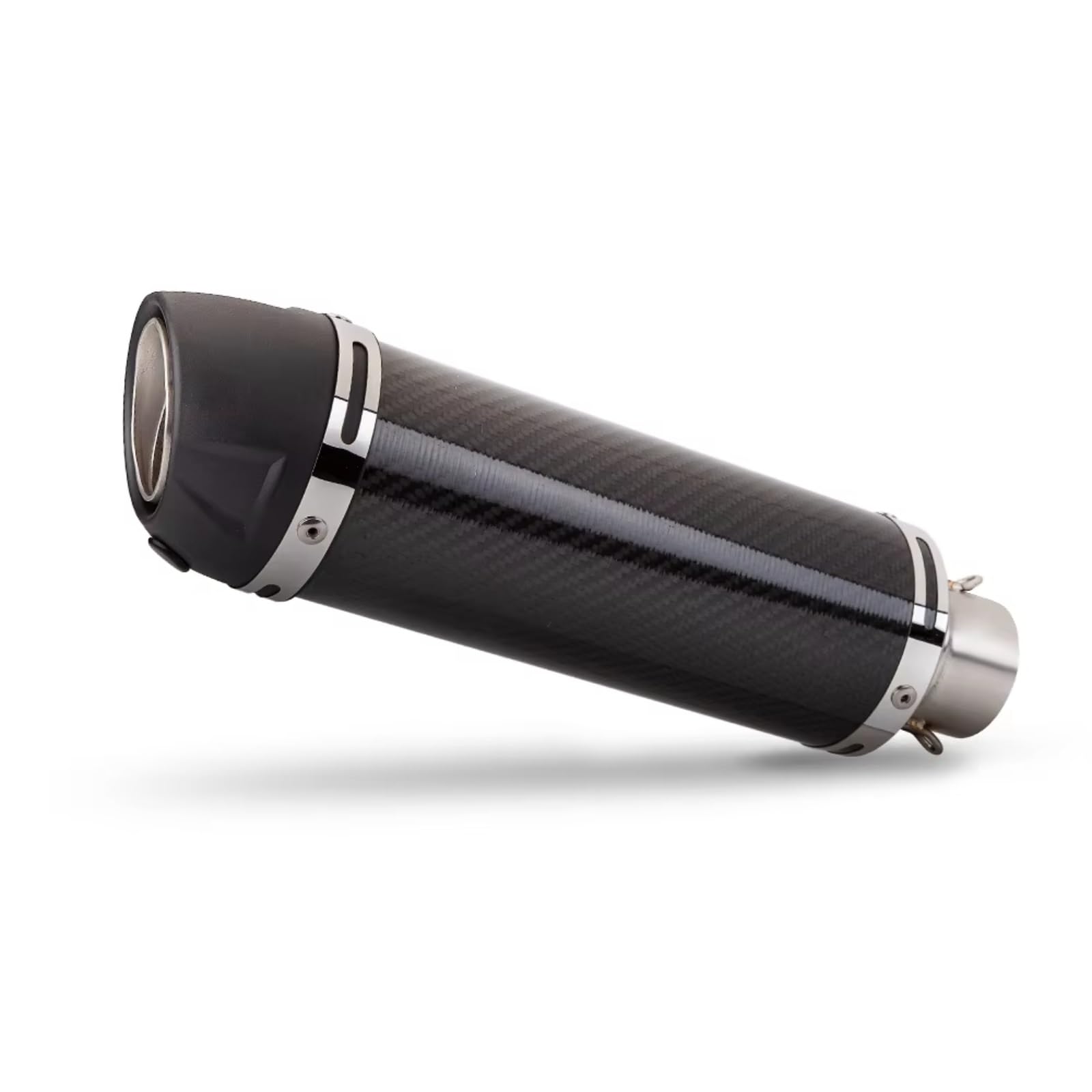 CEWSUIO Kompatibel Mit Suzuki Für Vstrom 650 Motorradzubehör Universal 51mm Motorradauspuff Schalldämpfer Slip On Motorrad Auspuffrohr(E) von CEWSUIO