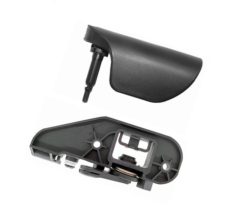 CEWSUIO Kompatibel Mit TT Für TTS 2007 2008 2009 2010 2011 2012 2013 2014 Auto-Motorhauben-Entriegelungsgriff-Abdeckungs-Kits OEM: 8J2823533C Motorhauben öffner(A Set) von CEWSUIO