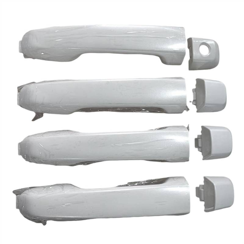 CEWSUIO Kompatibel Mit Toyota Für 4Runner Für Trail 2010 2011 2012 2013 2014 2015 2016 Außentürgriff Weiß 1Set 4 Türgriff OEM: 69211-60090 car Türgriff außen von CEWSUIO