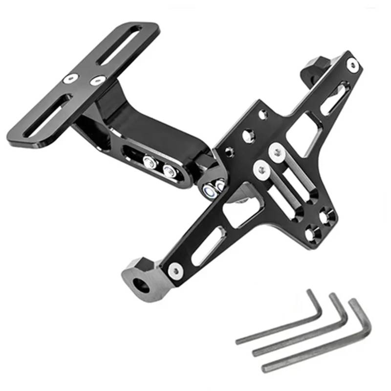 CEWSUIO Kompatibel Mit X4 Für NC700 Für S Für X Für VFR Für 1200 Für F Für XL1000 Für CB1000 Roller-Kennzeichenhalter Mit Blinkern Kennzeichenhalter Motorrad(Bracket) von CEWSUIO