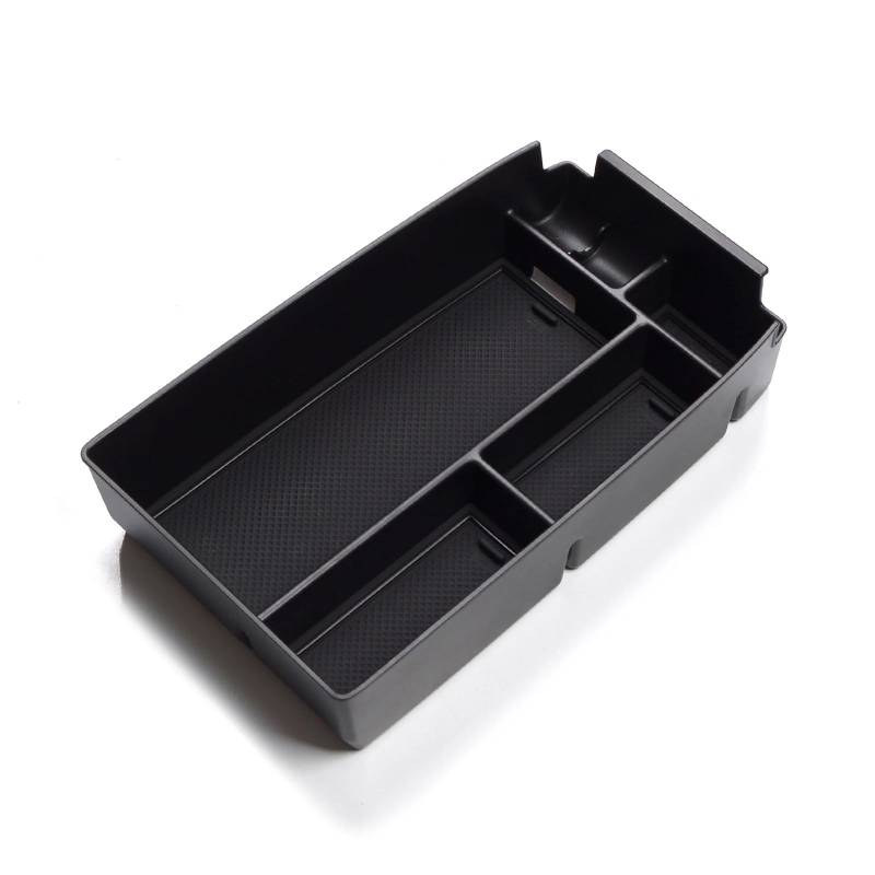 CEWSUIO Mittelkonsole Aufbewahrungsbox Kompatibel Mit Ford Für Escape 2020 2021 Auto Armlehne Box Lagerung Box Auto Innen Zubehör Konsole Lagerung Box Auto Konsole Armlehne Box(Black) von CEWSUIO