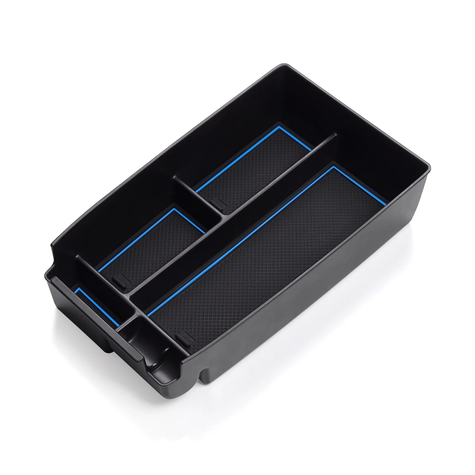 CEWSUIO Mittelkonsole Aufbewahrungsbox Kompatibel Mit Ford Für Escape 2020 2021 Auto Armlehne Box Lagerung Box Auto Innen Zubehör Konsole Lagerung Box Auto Konsole Armlehne Box(Blue) von CEWSUIO