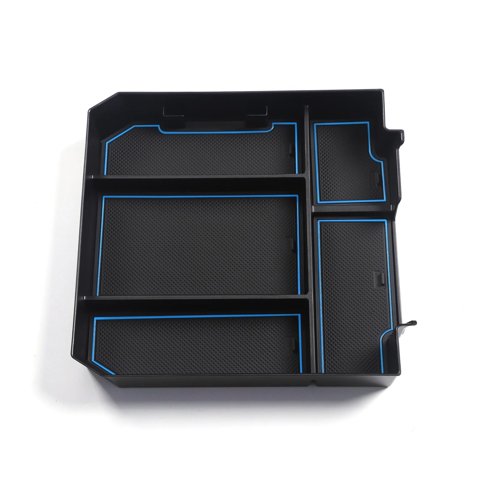 CEWSUIO Mittelkonsole Aufbewahrungsbox Kompatibel Mit Toyota Für Tundra 2022 Auto Konsole Armlehne Box Auto Armlehne Zentrum Lagerung Box Container Center Konsole Armlehne Lagerung Box(Blue) von CEWSUIO