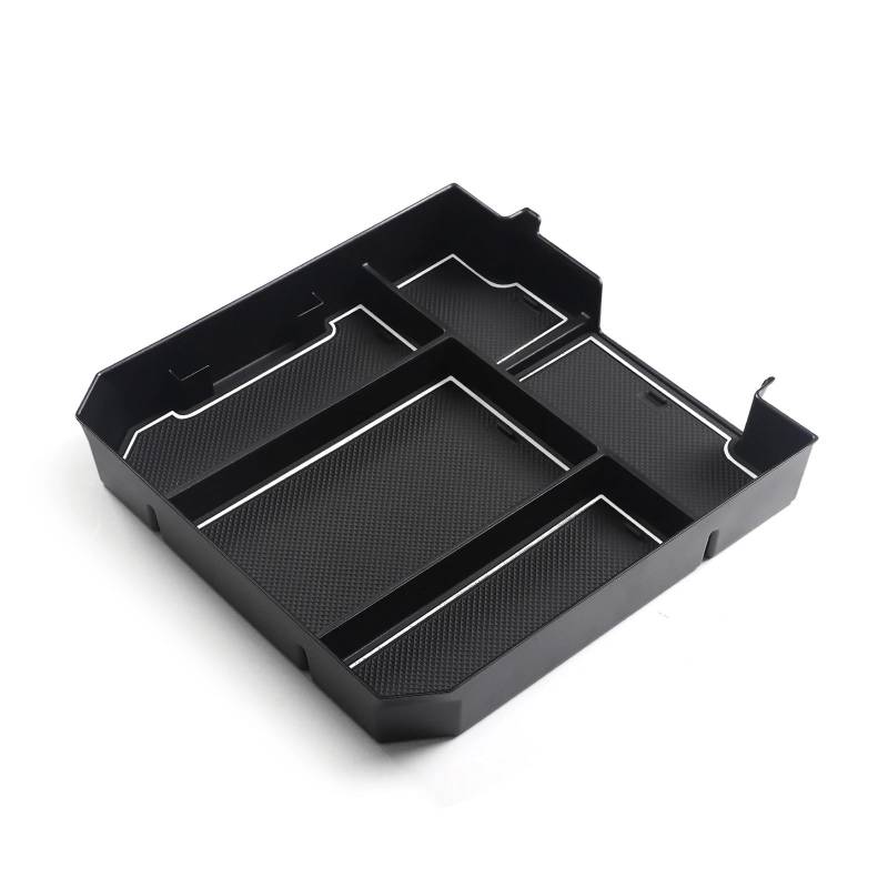 CEWSUIO Mittelkonsole Aufbewahrungsbox Kompatibel Mit Toyota Für Tundra 2022 Auto Konsole Armlehne Box Auto Armlehne Zentrum Lagerung Box Container Center Konsole Armlehne Lagerung Box(White) von CEWSUIO