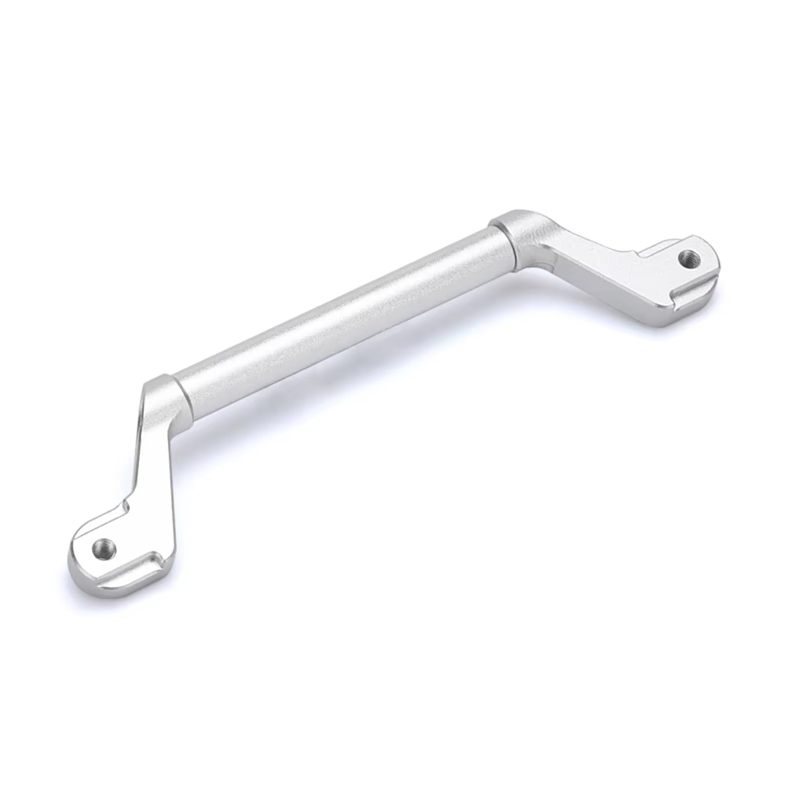 CEWSUIO Motorrad Handyhalterung Für Tiger 1200 GT Pro 2023 Motorrad GPS Navigation Platte Halterung Windschutzscheibe Stand Handy Halter Motorrad Navigation Bar Halterung(Silver,12mm) von CEWSUIO