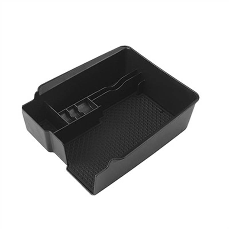 Mittelkonsole Aufbewahrungsbox Kompatibel Mit Tesla Für Modell 3 Y 2021 2022 2023 Zubehör Armlehnen-Organizer-Fach Handschuhfach Unten Mittelkonsolen-Organizer Aufbewahrungsbox(Armrest Box ABS) von CEWSUIO