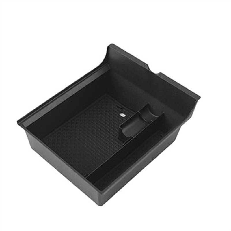 Mittelkonsole Aufbewahrungsbox Kompatibel Mit Tesla Für Modell 3 Y 2021 2022 2023 Zubehör Armlehnen-Organizer-Fach Handschuhfach Unten Mittelkonsolen-Organizer Aufbewahrungsbox(Central Control ABS) von CEWSUIO