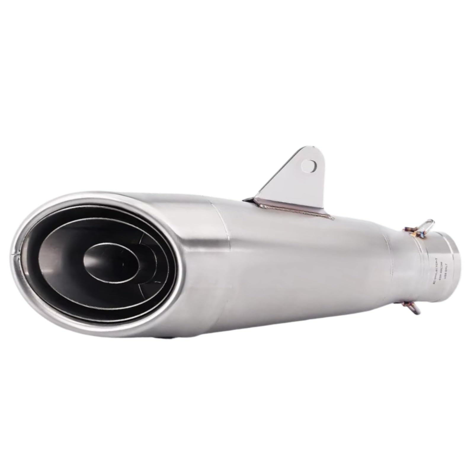 CFAYRLMS Auspuffendrohr Für CB300R Universal-Motorradzubehör Dreischichtiger 51-mm-Auspuffschalldämpfer Modifizieren Sie Das Vollständige Endrohr Aus Edelstahl(Type A) von CFAYRLMS