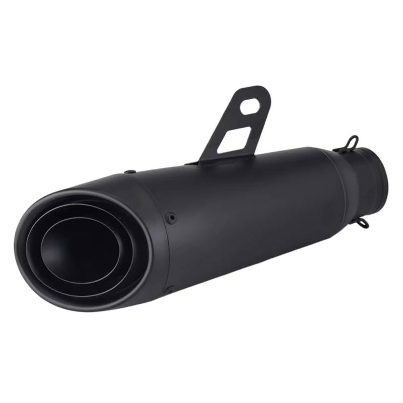 CFAYRLMS Auspuffendrohr Für CB300R Universal-Motorradzubehör Dreischichtiger 51-mm-Auspuffschalldämpfer Modifizieren Sie Das Vollständige Endrohr Aus Edelstahl(Type B) von CFAYRLMS