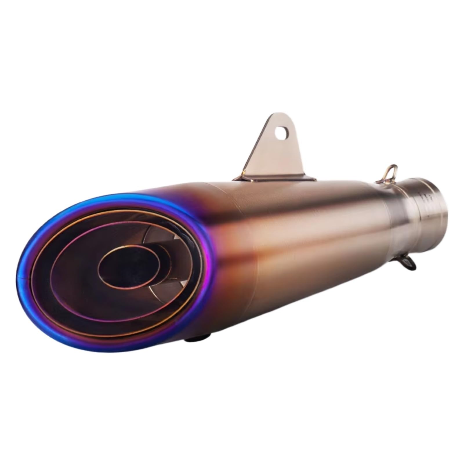 CFAYRLMS Auspuffendrohr Für CB300R Universal-Motorradzubehör Dreischichtiger 51-mm-Auspuffschalldämpfer Modifizieren Sie Das Vollständige Endrohr Aus Edelstahl(Type C) von CFAYRLMS