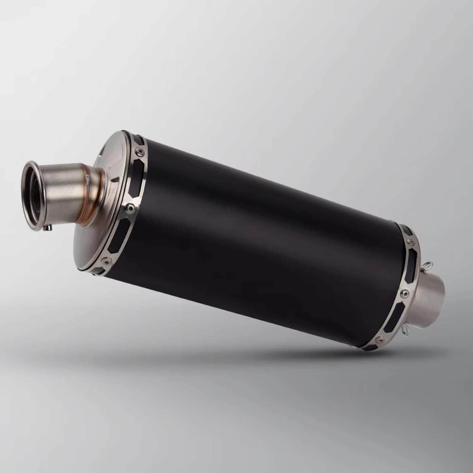 CFAYRLMS Auspuffendrohr Für CRF300L Motorradauspuffrohr Universal-Motorradzubehör 51mm Motorradauspuff Modifizieren Endrohr Schalldämpfer(Type B Titanium) von CFAYRLMS