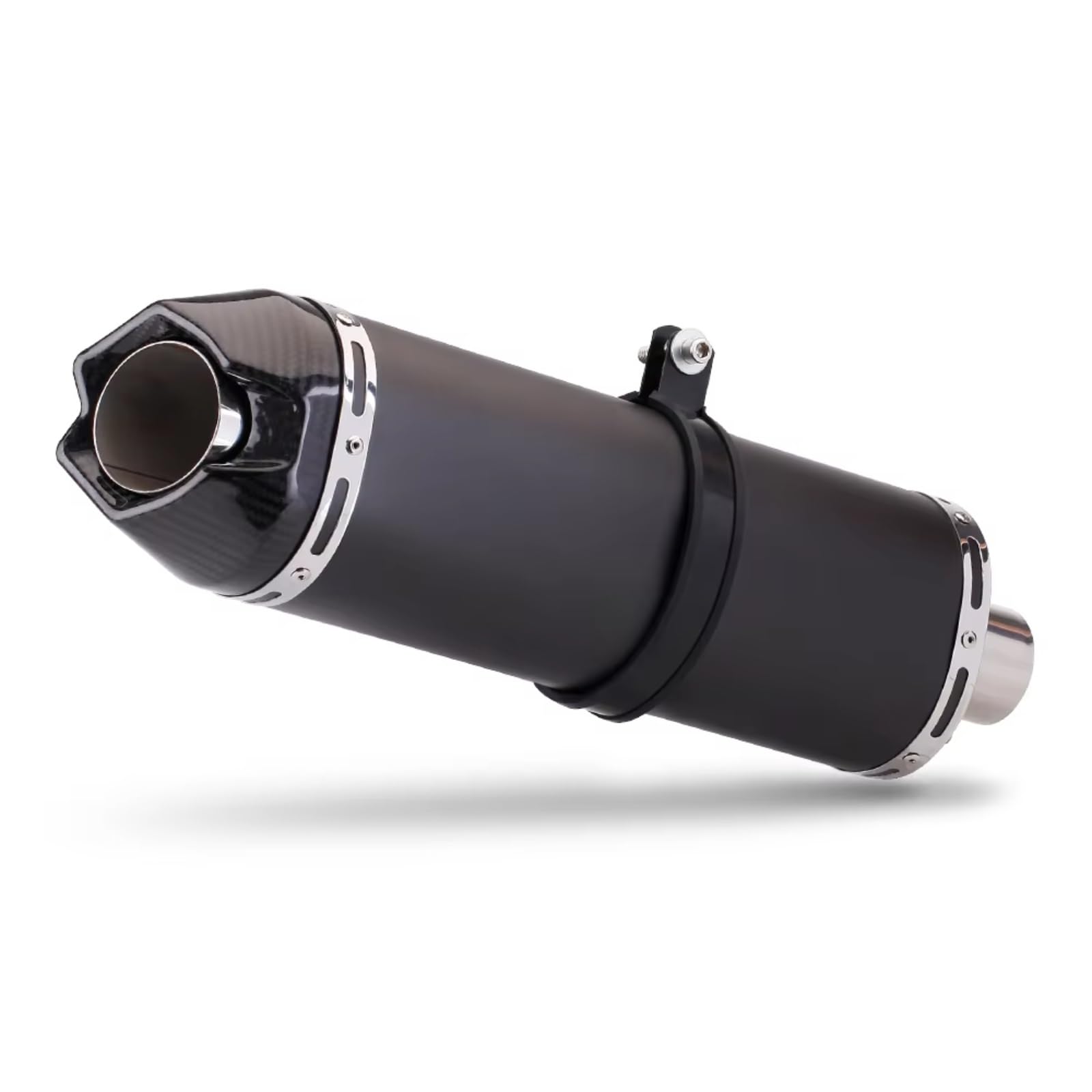 CFAYRLMS Auspuffendrohr Für Cbr600rr Für NC750 Für CBR250RR Motorradauspuffrohr 51mm Motorradauspuff Carbon Tip Schalldämpfer Endrohr Ändern(Type B) von CFAYRLMS
