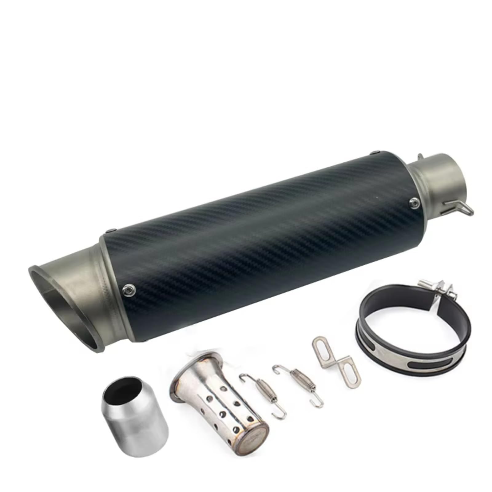 CFAYRLMS Auspuffendrohr Kompatibel Mit Benelli Für Trk502 Motorrad-Schalldämpfer-Auspuffrohr Motorradzubehör Auspuffschalldämpfer Modifiziertes Rohr(Type A) von CFAYRLMS