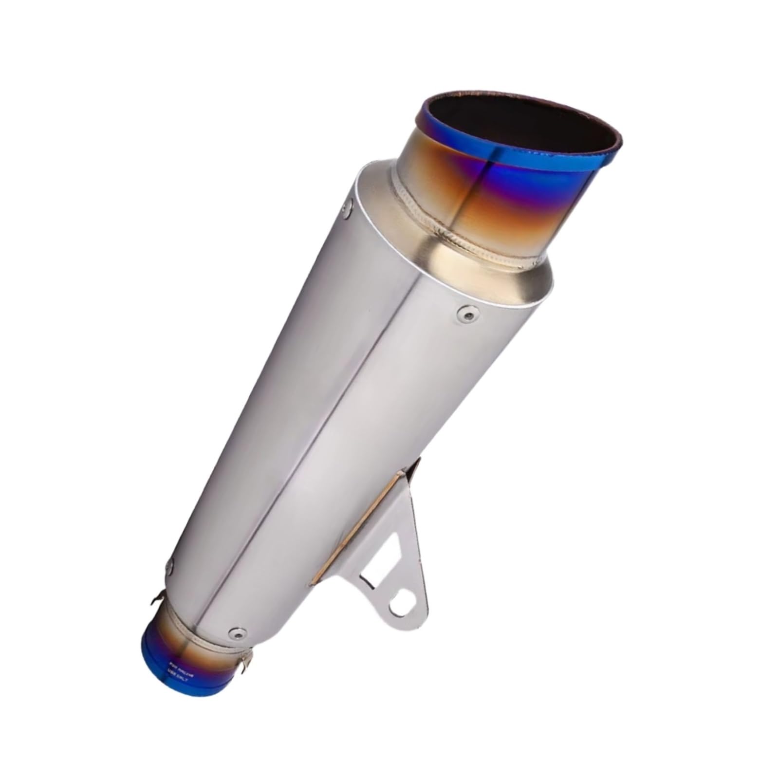 CFAYRLMS Auspuffendrohr Kompatibel Mit Für Z125, Universelles Motorrad-Auspuffrohr, 51 Mm, Modifizierter Auspuffschalldämpfer, Halbes Blaues Endrohr CFAYRLMS Auspuffendrohr Kompatibel Mit Für Z125, Universelles Motorrad-Auspuffrohr, 51 Mm, Modifizierter Auspuffschalldämpfer, Halbes Blaues Endrohr von CFAYRLMS