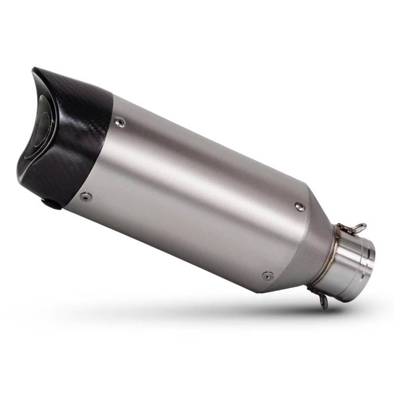CFAYRLMS Auspuffendrohr Kompatibel Mit Für Z250 Für Ninja400 51 Mm Motorradauspuff Universal Carbon Schalldämpfer Motorrad Auspuffrohr(Type A) von CFAYRLMS