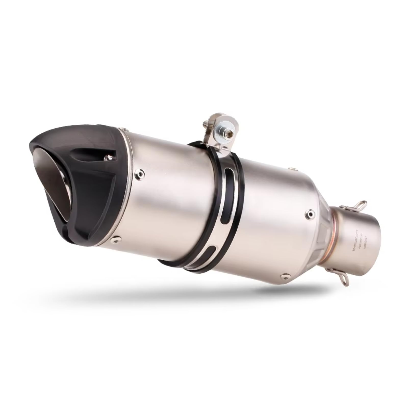 CFAYRLMS Auspuffendrohr Kompatibel Mit Suzuki Für GSXS125 Motorrad-Auspuffrohr, 51 Mm, Universeller Motorrad-Auspuffschalldämpfer, Modifiziertes Entenschnabel-Endrohr(Type B) von CFAYRLMS