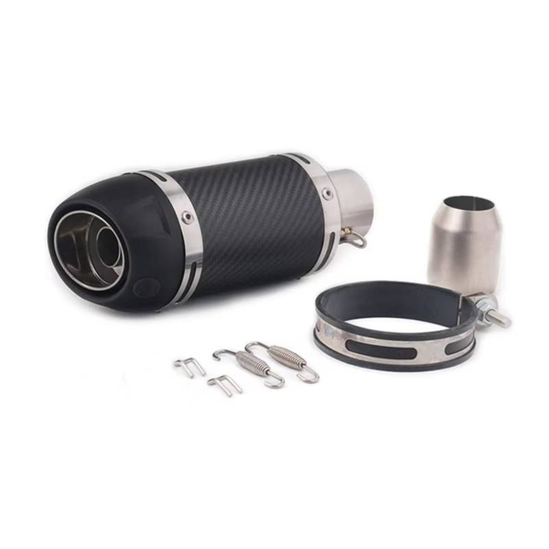 CFAYRLMS Auspuffendrohr Kompatibel Mit Suzuki Für Sv650 Motorradzubehör 51MM Auspuffrohr Motorrad Auspuff Schalldämpfer Rohr(Type C) von CFAYRLMS