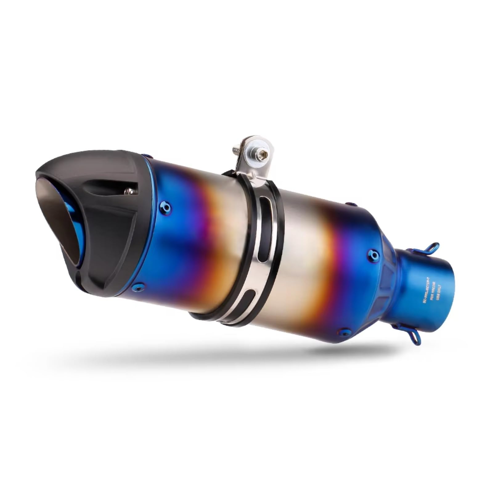 CFAYRLMS Auspuffendrohr Kompatibel Mit Yamaha Für R15 51MM Universalzubehör Motorrad-Auspuffschalldämpfer, Entenschnabel-Endrohr Ändern(Type C) von CFAYRLMS