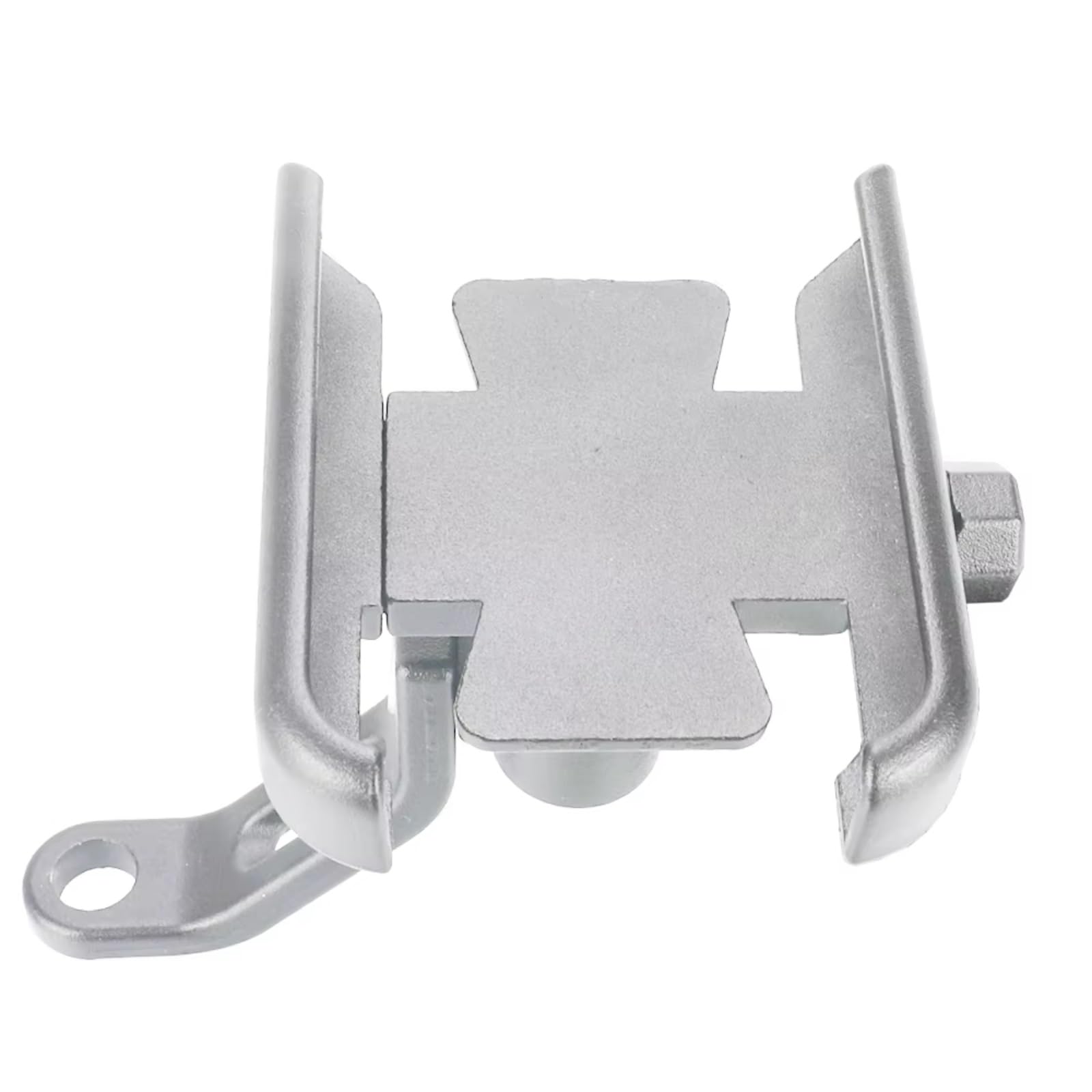 CFAYRLMS Handyhalterung Für ADV 350 Für ADV350 2024 Motorrad Handy Halter GPS Ständer Halterung Aluminium Lenker Griff Bar GPS Unterstützung Pol(Mirror Holder Silver) von CFAYRLMS